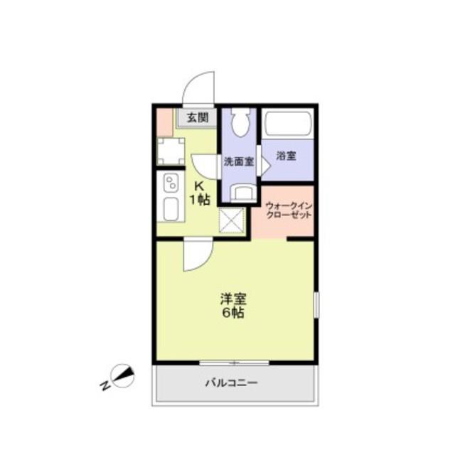 VENUS LAGOON 斎藤分町(1K/1階)の間取り写真