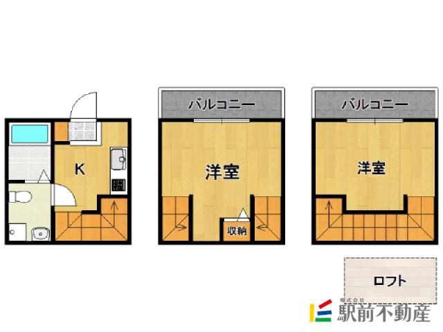 CASA DI GLORIA(2K/1階)の間取り写真