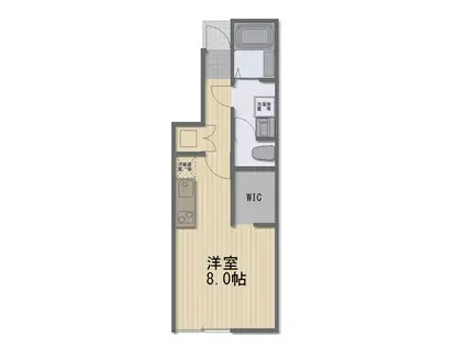 IRBIS津島福居(ワンルーム/1階)の間取り写真