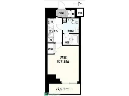 アイル イムーブル亀戸(1K/10階)の間取り写真