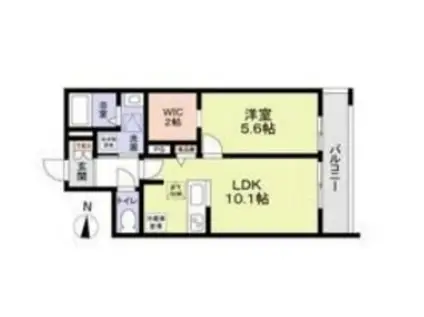 西東京市保谷町1丁目計画(1LDK/1階)の間取り写真