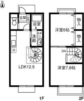 GRACIA(2LDK/1階)の間取り写真