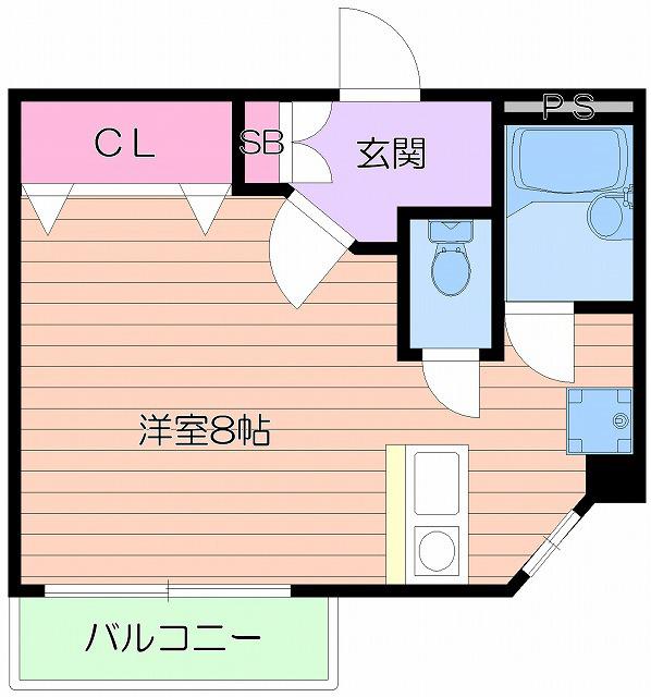 アルテ118(ワンルーム/3階)の間取り写真