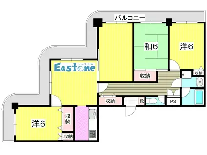 ストークマンション(4LDK/17階)の間取り写真