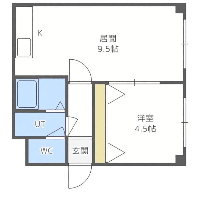 ベルファーレ(1LDK/3階)の間取り写真