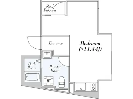 DSVARIE高田馬場レジデンス(ワンルーム/3階)の間取り写真