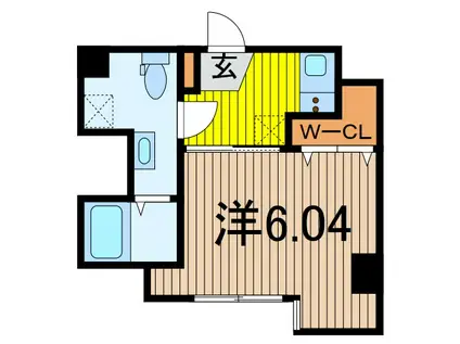 NOIR ET BLANC蕨(1K/3階)の間取り写真