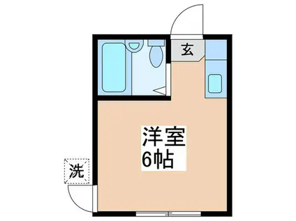 グラン・ココージュ(ワンルーム/1階)の間取り写真