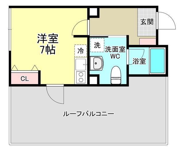 88.HANEZAWA(ワンルーム/5階)の間取り写真