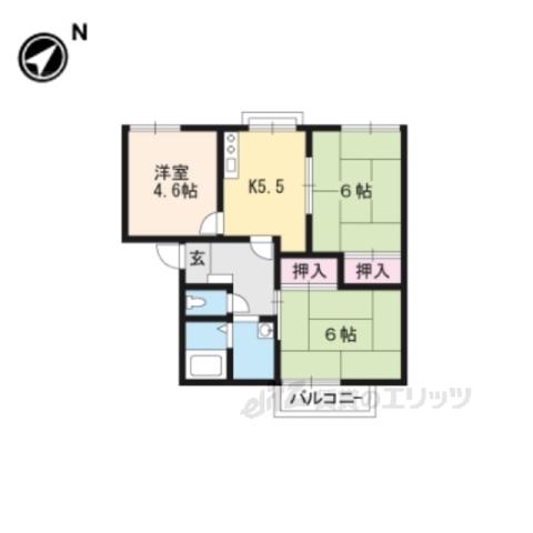 エスパシオ21(3DK/2階)の間取り写真