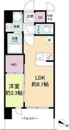 セレニテ十三ミラク(1LDK/7階)の間取り写真