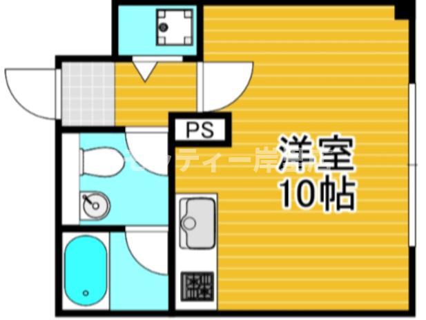 パラドール北加賀屋(ワンルーム/3階)の間取り写真