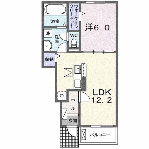 土佐くろしお鉄道宿毛線 具同駅 徒歩13分 2階建 築3年(1LDK/1階)の間取り写真