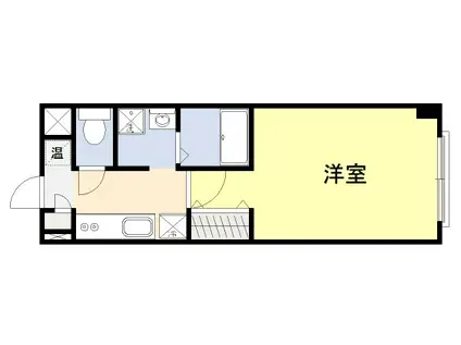 レックマンションIII(1K/2階)の間取り写真