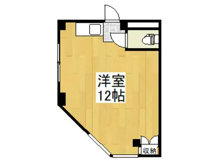 第2恩田ビル(ワンルーム/2階)の間取り写真