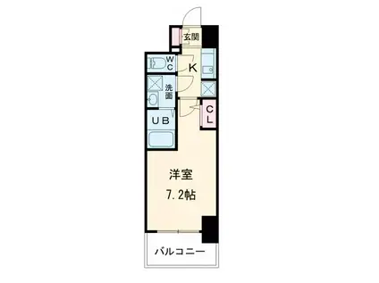 S-RESIDENCE大和田ALINE(1K/10階)の間取り写真