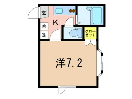 ハイツフェニックス(1K/1階)の間取り写真