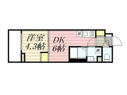 HF西巣鴨レジデンス(1DK/2階)の間取り写真