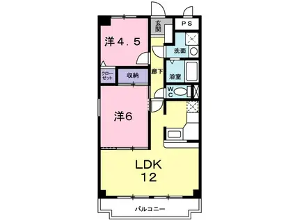 サニ-タウン I(2LDK/2階)の間取り写真