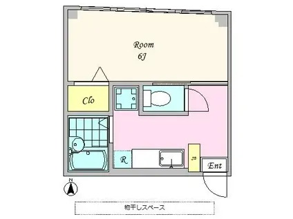 森下ビル(1K/1階)の間取り写真