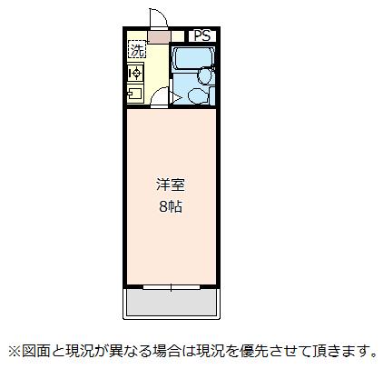 ラヴィエ新宿(1K/3階)の間取り写真