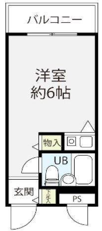 日興パレス池袋PARTII(ワンルーム/4階)の間取り写真
