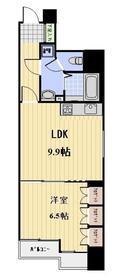 グランカーサ浅草(1LDK/2階)の間取り写真