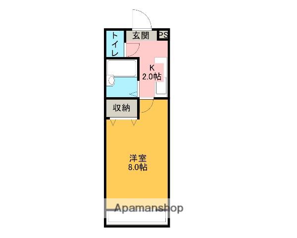 エクセル東浦(1K/3階)の間取り写真