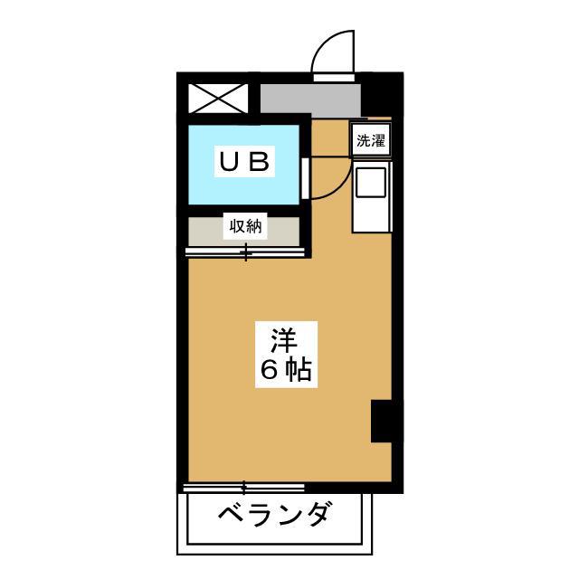 ITOビル(ワンルーム/4階)の間取り写真