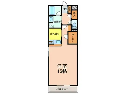 S-FORT宇都宮(1K/10階)の間取り写真