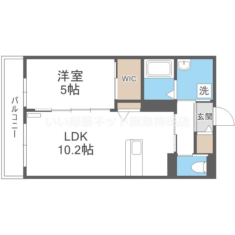 SUITE TERRACE RELIER スウィートテラス ルリエ(1LDK/1階)の間取り写真