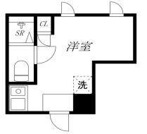 レジデンス中野新橋(ワンルーム/3階)の間取り写真