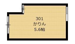 すみれ館(ワンルーム/3階)の間取り写真