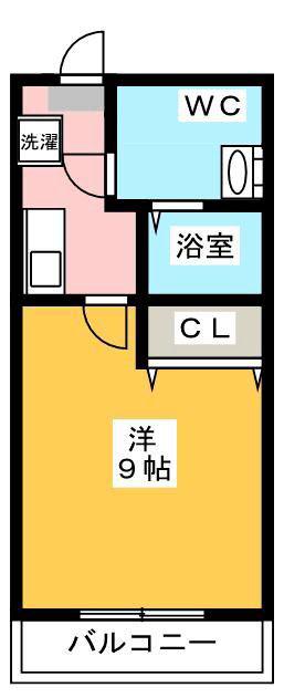 パインバンフソノ(1K/3階)の間取り写真