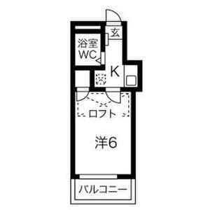 エスペランサ柴田(1K/1階)の間取り写真