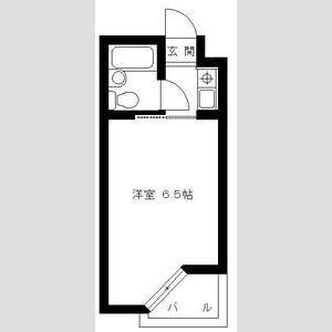 ベルシティ銀杏町(1K/4階)の間取り写真