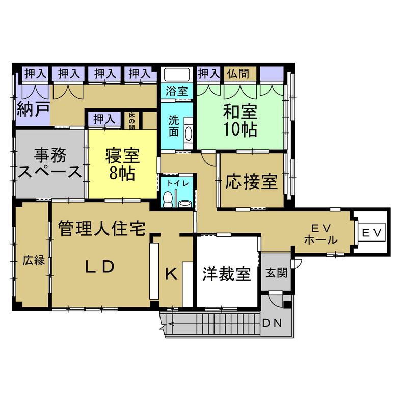 STクレードルビル(5LDK/2階)の間取り写真