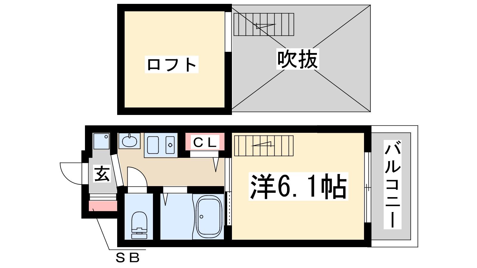 エステムコート新大阪Ⅴソレックス(1K/9階)の間取り写真