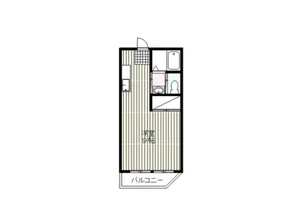 ピープルズパークまさみ(1K/2階)の間取り写真