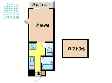 ザ・シーズンズ(ワンルーム/2階)の間取り写真