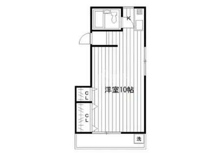 ネオハイツスワン(ワンルーム/2階)の間取り写真