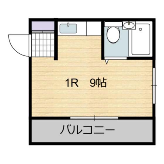 サンアイランドビル(ワンルーム/2階)の間取り写真
