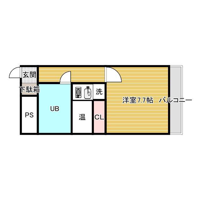 アルス市ヶ谷(ワンルーム/9階)の間取り写真