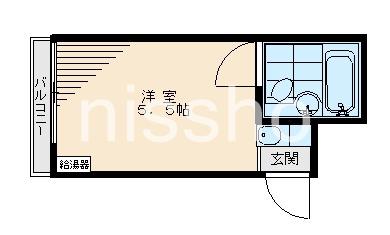 メゾン・ド・吉祥寺(ワンルーム/3階)の間取り写真