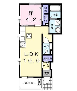フェアリーⅤ(1LDK/1階)の間取り写真