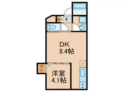 大和田マンション(1DK/3階)の間取り写真