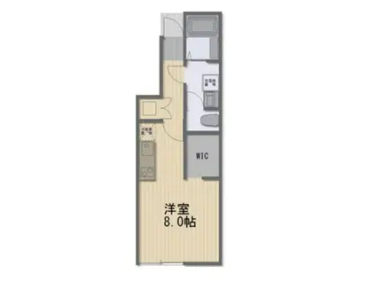 IRBIS津島福居(ワンルーム/1階)の間取り写真