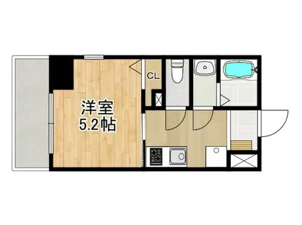 MODERN PALAZZO諫早駅前(1K/9階)の間取り写真