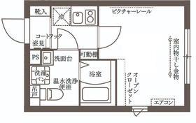 COCOCUBE大森II(1K/2階)の間取り写真