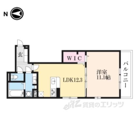 エラーブル(1LDK/3階)の間取り写真